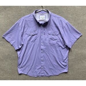 Poncho Pearl Snap Men's XL Regular Short Sleeve The Bandera Shirt Western EUC